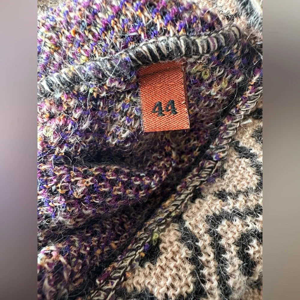 Missoni wool mohair‎ sweater turtleneck women’s size Large - Picture 9 of 12